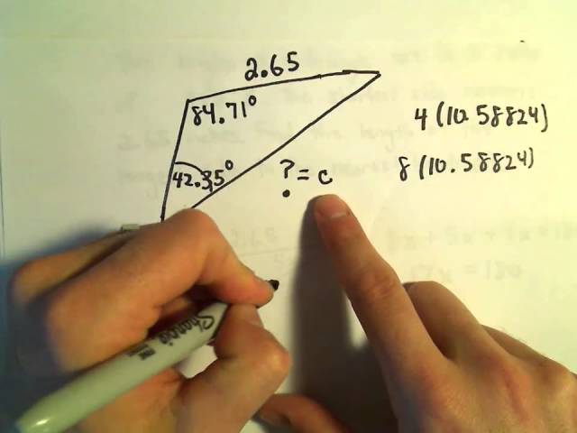 Law of Sines, Example 3
