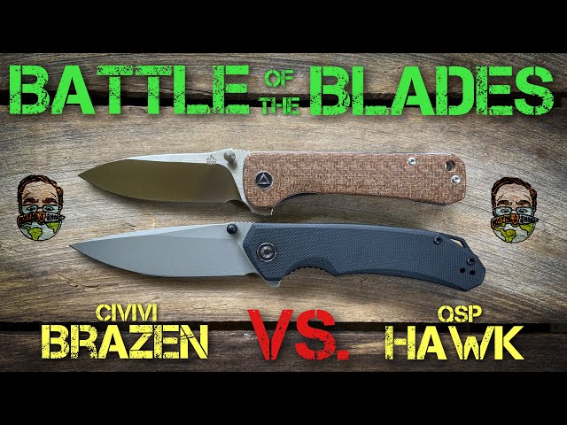 Battle of the Blades: Civivi Brazen vs. QSP Hawk! Two of the best EDC’s from 2021 square off!!
