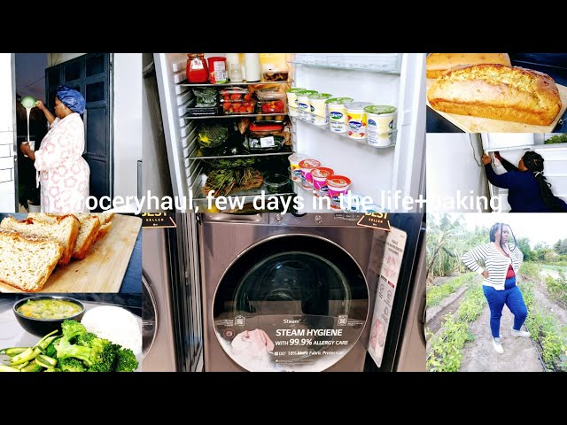 FEW DAYS IN MY LIFE//GROCERY SHOPPING //FRIDGE CLEANING& RESTOCK//BAKING #dayinthelife #groceryhaul
