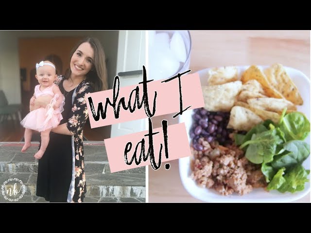 WHAT I EAT IN A DAY | Breastfeeding Mom of 3! | Natalie Bennett