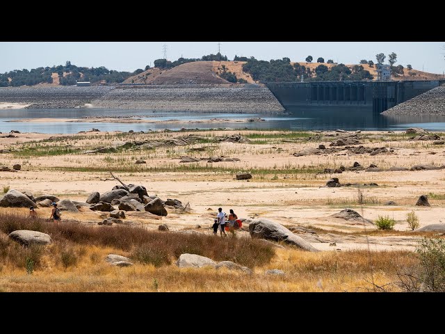 Drone Video Shows Folsom Lake Hit 5-year Low As Water-challenged City Builds More Homes