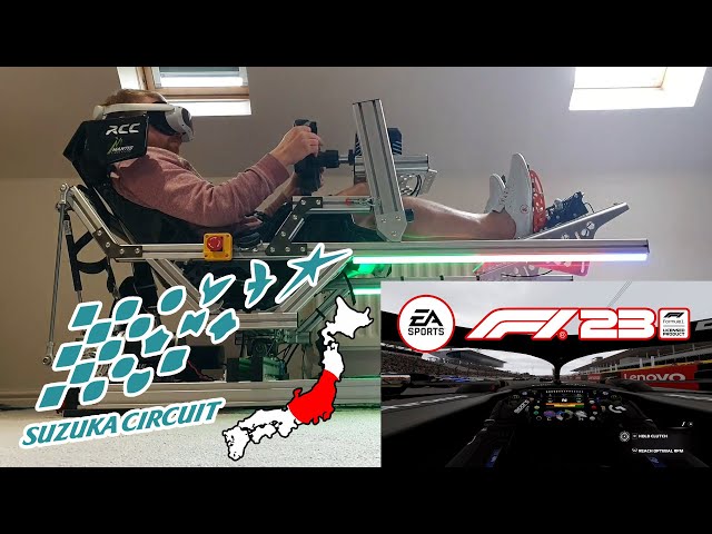 2 DOF DIY Motion Sim around SUZUKA! F1 23 | Japan