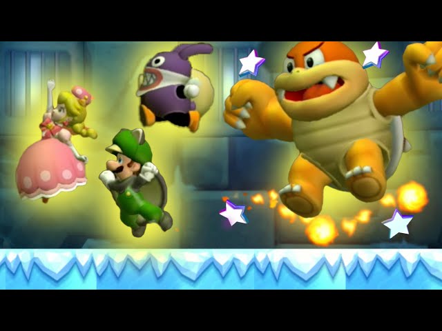 New Super Mario Bros. U Deluxe – 3 Players (Nabbit + Toadette + Luigi) #6