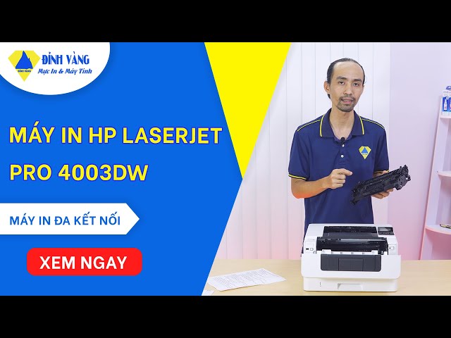 Máy in HP LaserJet Pro 4003dw | Máy in đa kết nối -  Máy in nhỏ gọn