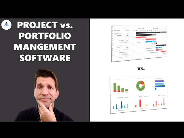 Project Management vs  Portfolio Management Software