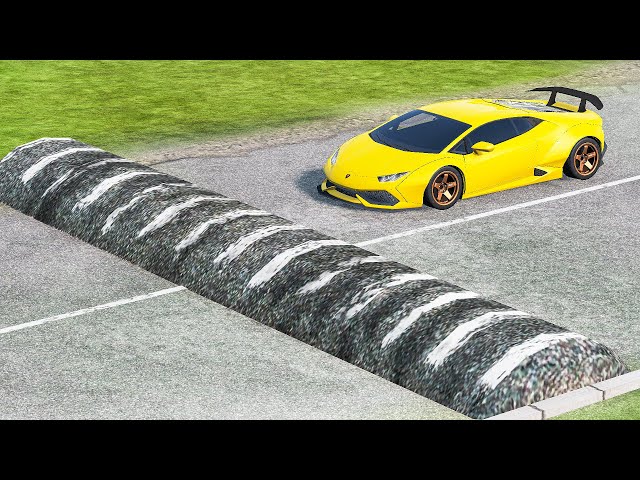 Cars vs Massive Speed Bumps #6 – BeamNG.Drive