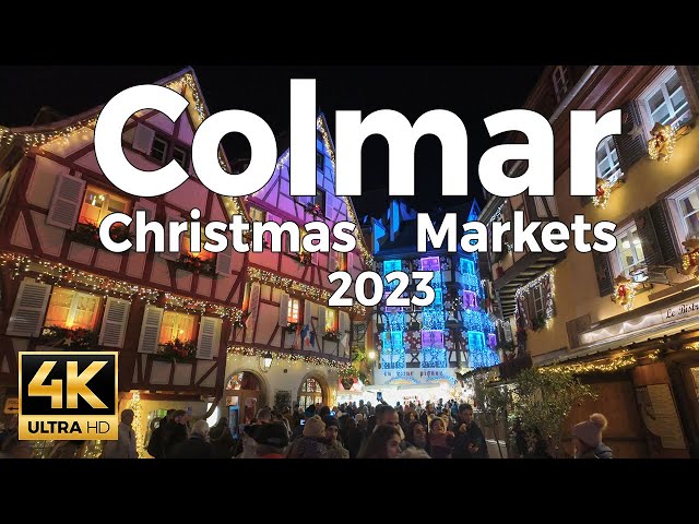 Colmar Christmas Markets 2023, France Walking Tour - With Captions