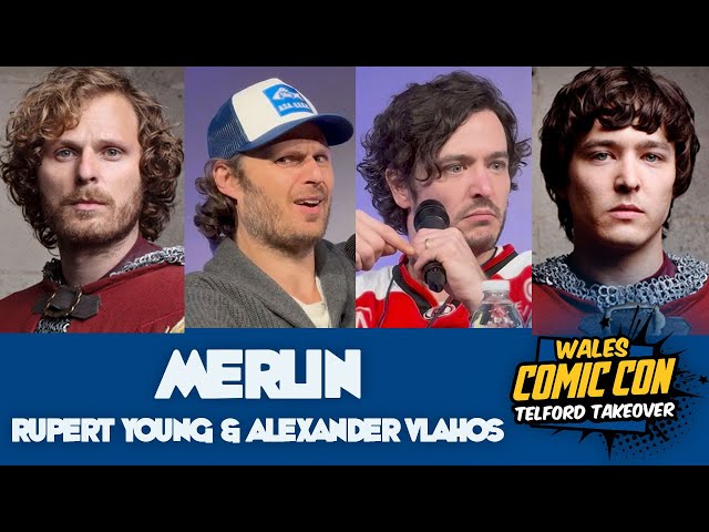 Merlin Panel - Rupert Young (Sir Leon) & Alexander Vlahos (Mordred) - Wales Comic Con November 2023
