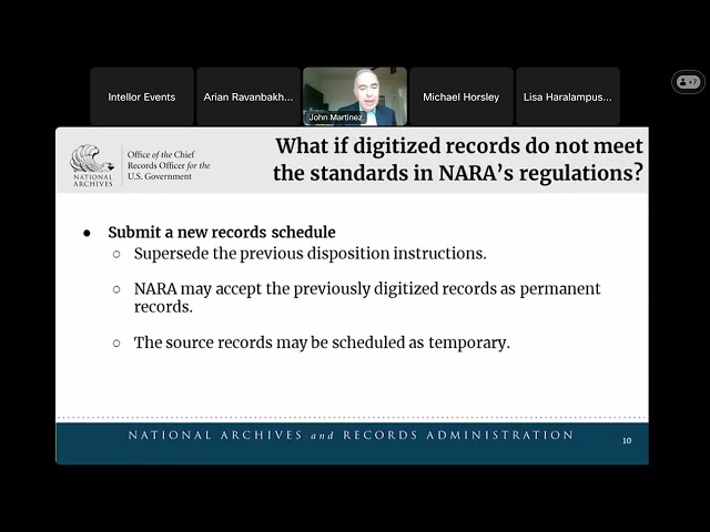 Webinar on Non-Compliant Digitization Frequently Asked Questions