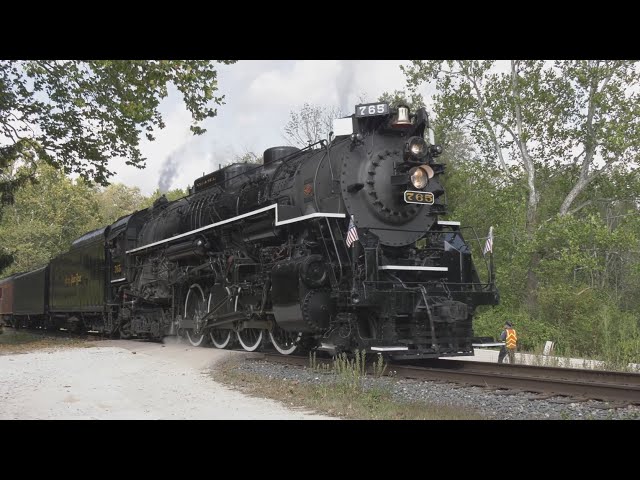NKP 765 Steam in the Valley 2019 Steam locomotive on the CVSR