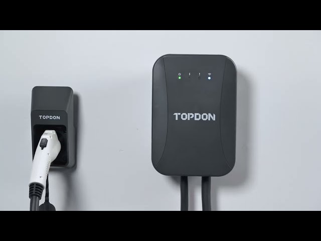 TOPDON PulseQ Unboxing Video Ladestation für ein Elektroauto in der Werkstatt oder zu Hause
