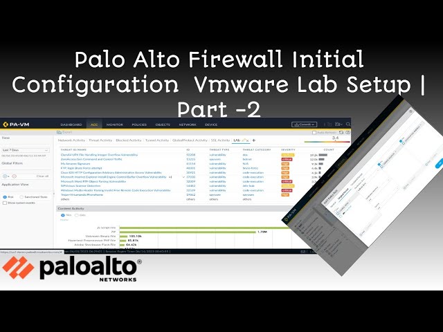 Palo Alto Firewall Initial Configuration | Palo Alto Lab Setup |Part -2 |#paloaltofirewalltraining