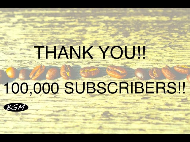 THANK YOU!! 100,000 SUBSCRIBERS!!