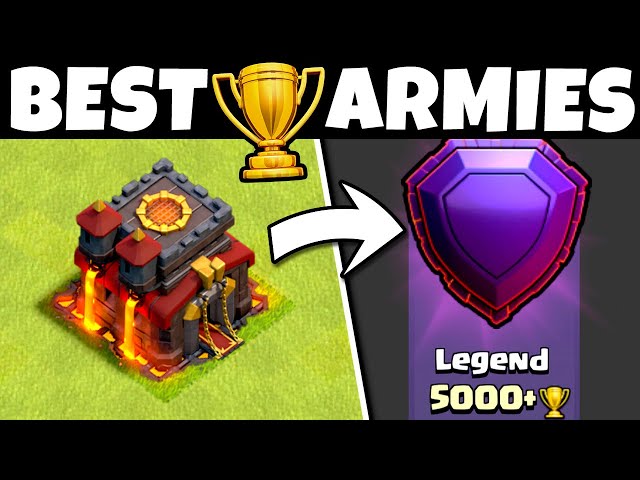 BEST TH10 Trophy Pushing Armies Explained (Clash of Clans)