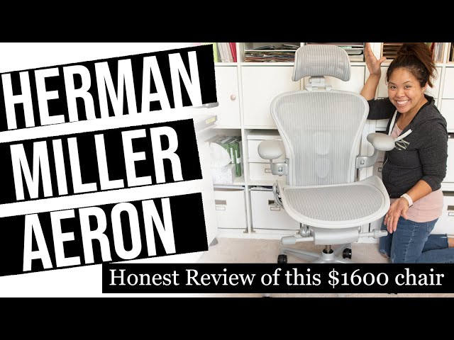 HERMAN MILLER AERON CHAIR REAL REVIEW Mineral Satin & Unboxing Classic vs. Remastered Work from Home