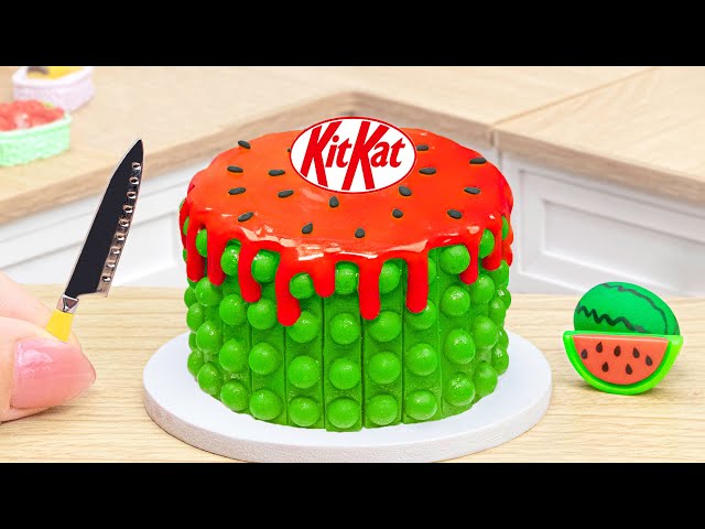 Amazing Rainbown Kitkat Cake 🌈1000+ Miniature Chocolate Cake Decorating 😍Chocolate Cakes Recipes