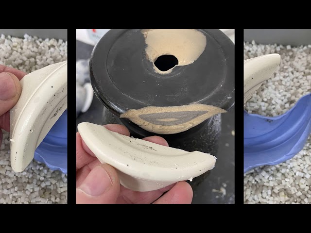 How to accurately sculpt a missing segment on a broken pottery or ceramic, pottery or sculpture