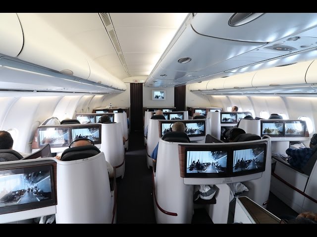 Qatar Airways A340-600 New Business Class Experience