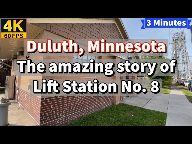 The amazing story of Lift Station No. 8 | Duluth, MN tour 4K
