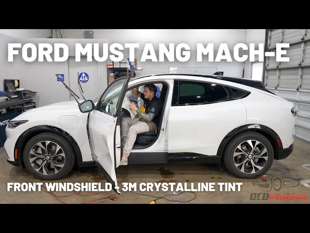 3M Crystalline Front Windshield Tint - In Depth - Mustang Mach-E