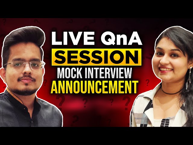 Live QnA Session | Mock Interview Announcement | Code Decode