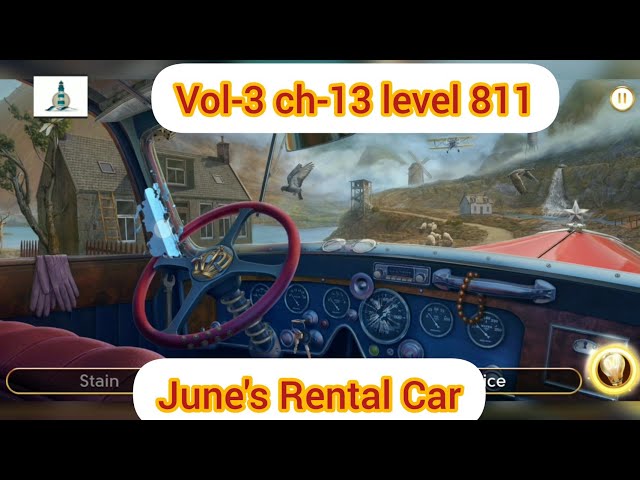 June's journey volume-3 chapter-13 level 811 June's Rental Car🚗🚙🚓🚕🚘