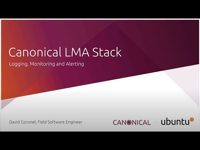 LMA stack: logging, monitoring and alerting