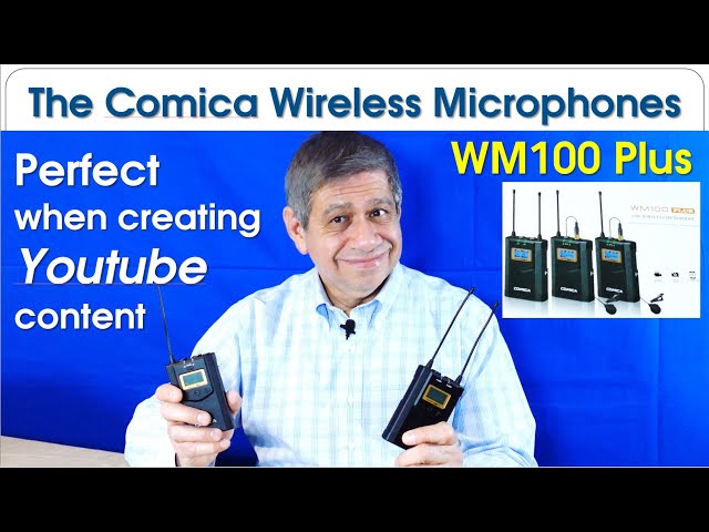 REVIEW of the COMICA DUAL WIRELESS MICROPHONE set - IDEAL for YouTube Content Creation