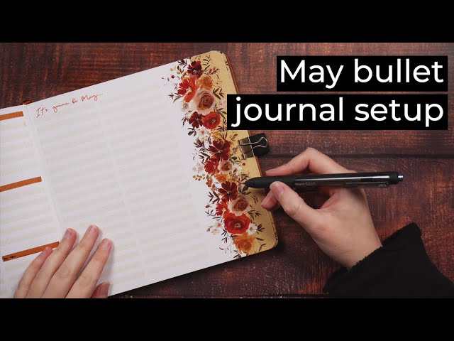 May 2024 Bullet Journal Setup 💜