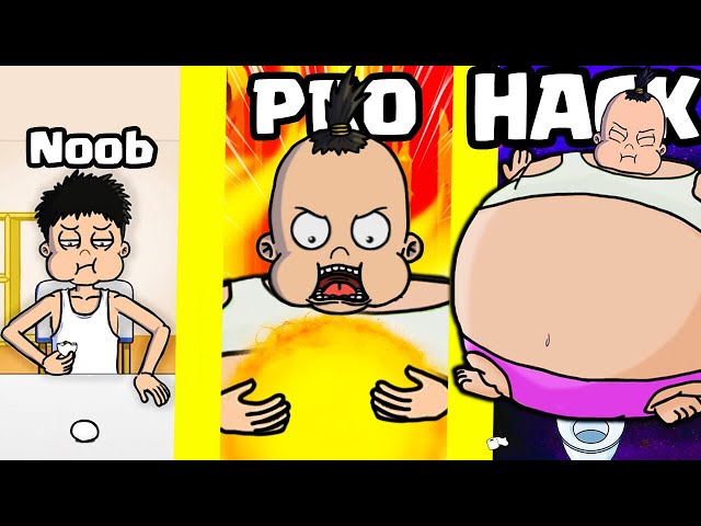 GAINED FAT after EATING MAX LEVEL FOOD... (Food Fighter Clicker Ending)
