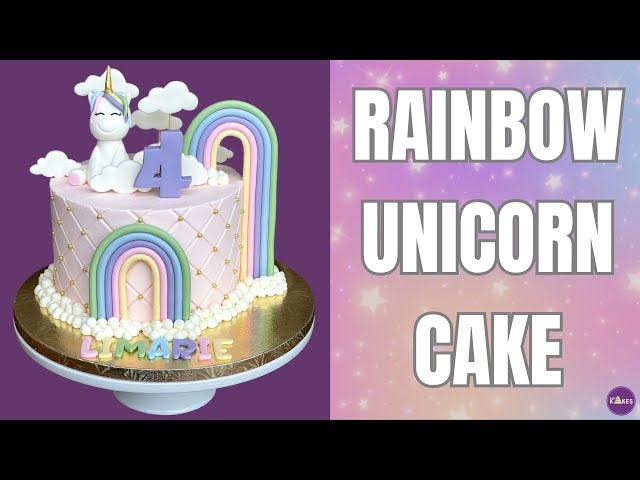 Let's Make Another RAINBOW UNICORN Cake!