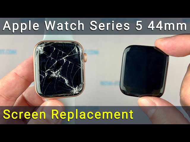How to Replace Cracked Screen on Apple Watch Series 5 44mm | DIY Guide