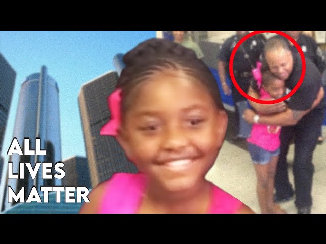 Cop Sees Girl Walk Into Police Station, Acts Fast When He Looks Behind Her