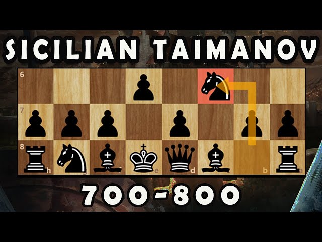 Play the Sicilian Taimanov like a Grandmaster! | 700-800