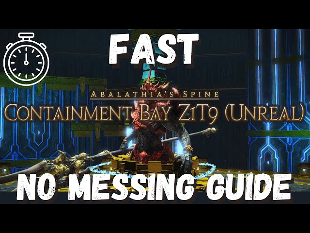 3 Minute Zurvan Unreal Guide (Containment Bay Z1T9) | Get it down to Earn millions of Gil! | FFXIV