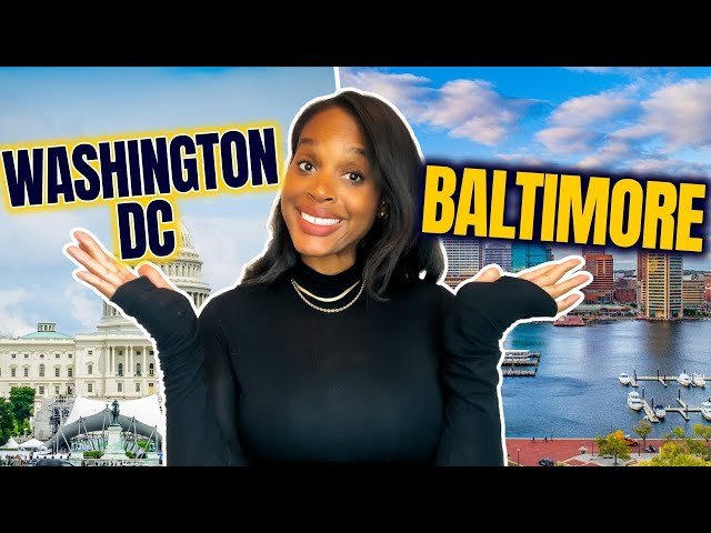 ⚔️Baltimore Maryland vs Washington DC | WHICH IS THE BEST CITY TO LIVE IN 2024? Cost, Lifestyle,Jobs