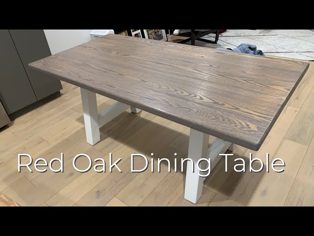 Making a Red Oak Dining Table
