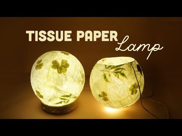 DIY Paper Lantern | Easy Lamp with Tissue Paper |Craft Ideas