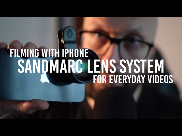 Turn your iPhone into everyday video camera | Sandmarc lens system