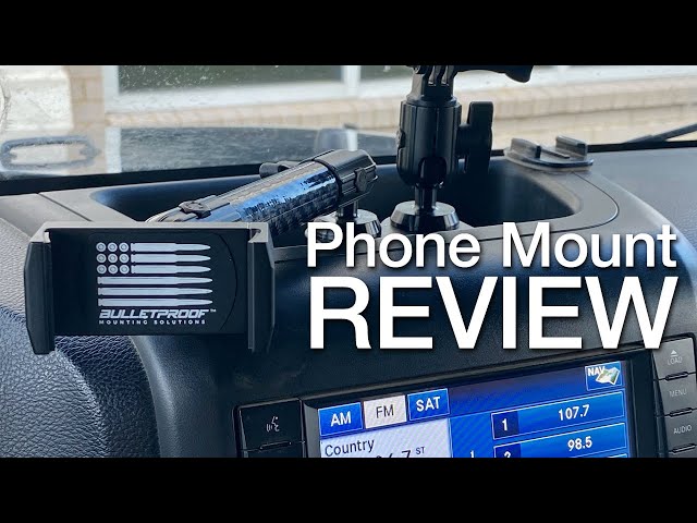 Jeep Phone Mount Install and Review - Bulletproof Mounting Solutions - Is it better than RAM Mount?