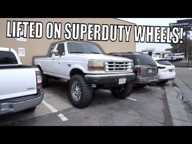 2WD LIFTED FORD F250 7.3 ON 37'S!