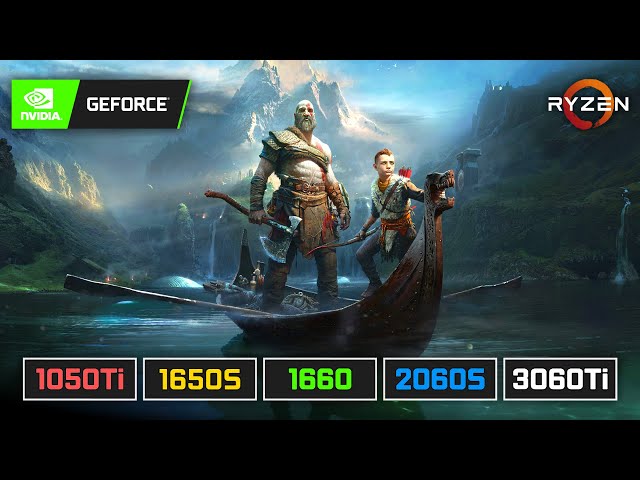 God of War | GTX 1050 Ti | GTX 1650 SUPER | GTX 1660 | RTX 2060 SUPER | RTX 3060 Ti | Ryzen 5 3600