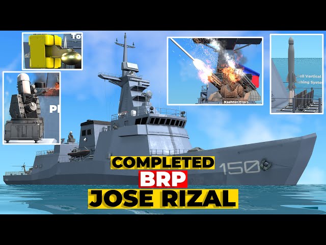 Loaded BRP Jose Rizal