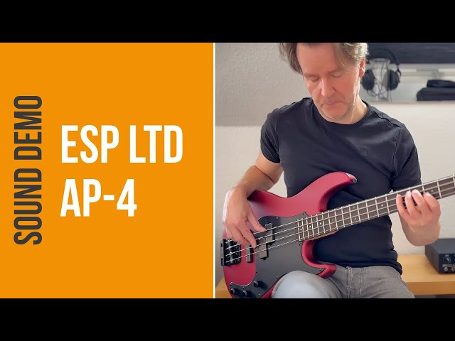 ESP LTD AP-4 CAR - Sound Demo (no talking)