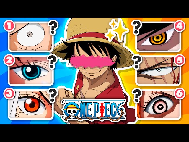 ONE PIECE EYE QUIZ 👁️🏴‍☠️ Guess the One Piece Character 🤔 One Piece Quiz 👒