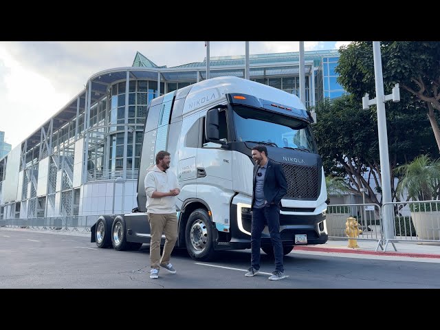 Hydrogen Semi Truck Full Tour! Nikola Tre FCEV Deep Dive - Battery Integration w/ Hydrogen Explained