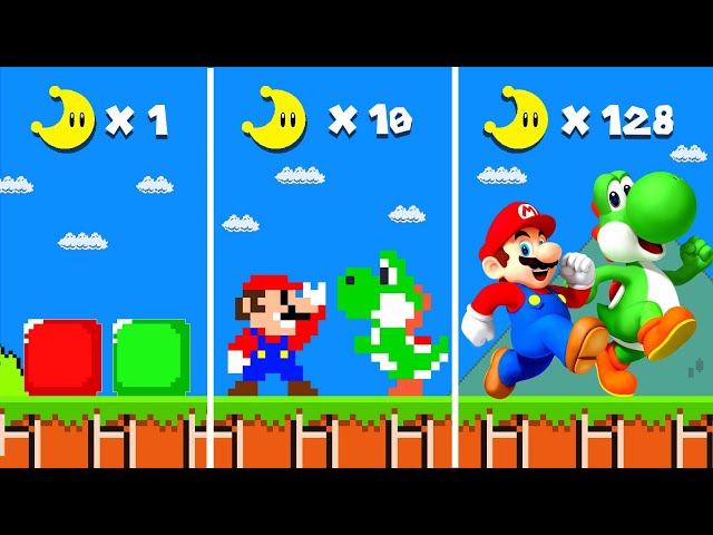 Mario and Yoshi. but Moons = More REALISTIC... | Game Animation