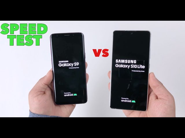 SAMSUNG S10 Lite vs S9 SPEED TEST