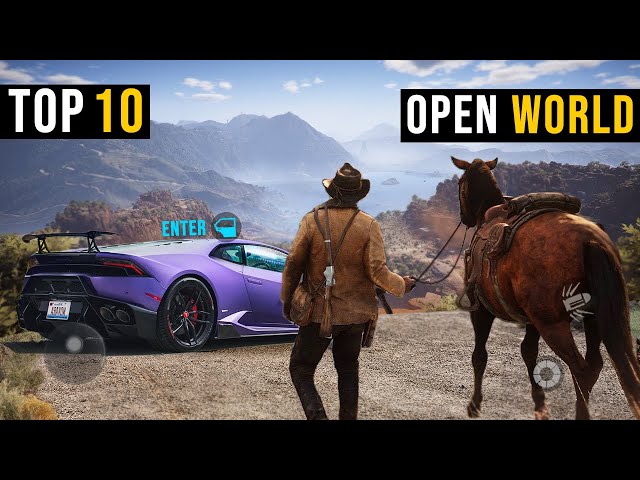 Top 10 Crazy Offline Open World Games For Android 2023 | High Graphics Open World Games
