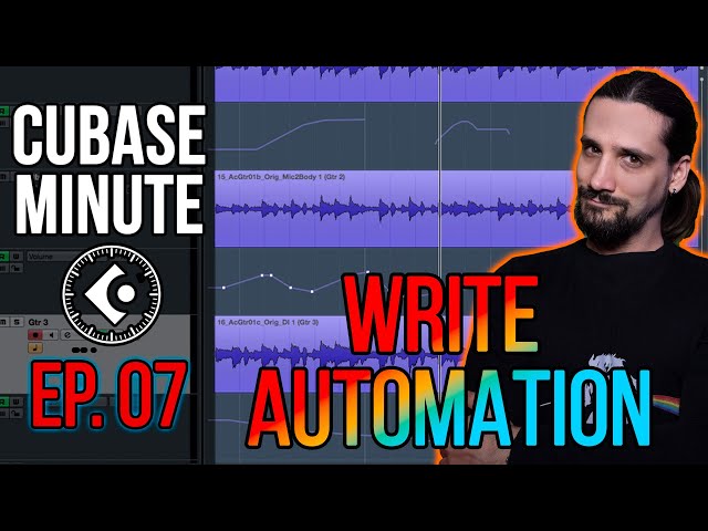 Cubase Minute Ep.7 How To Write Automation #cubaseminute #domsigalas
